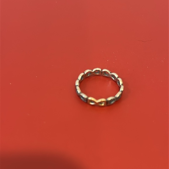 Pandora stackable Elegant Silver Rings size 8 - Picture 2 of 7